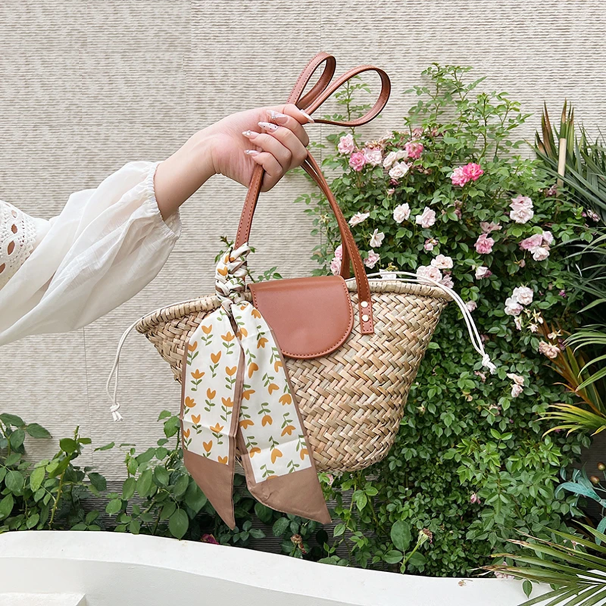 ChicDivine Rattan Summer Shoulder Bag 6