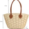 Elegant Straw Shoulder Tote 2